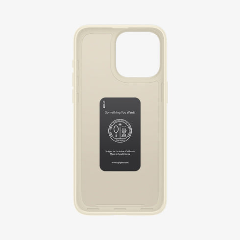 ACS06544 - iPhone 15 Pro Max Case Thin Fit in black showing the back